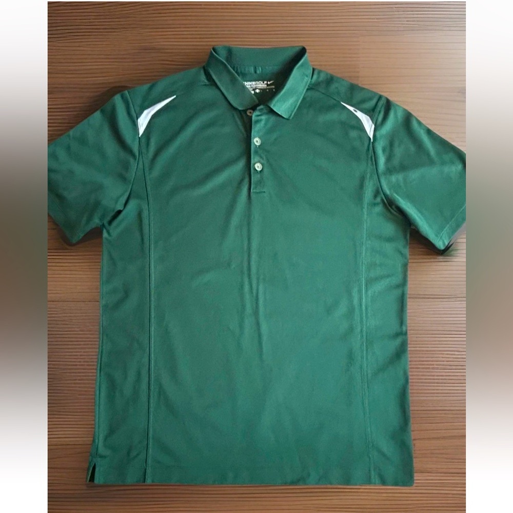 NIKE DRI-FIT Tour Performance Men’s Short Sleeve Polo Green L